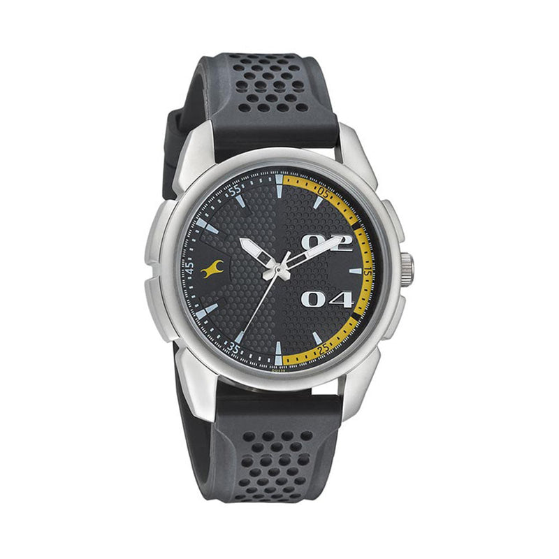 Fastrack Loopholes Black Dial Analog Watch for Men