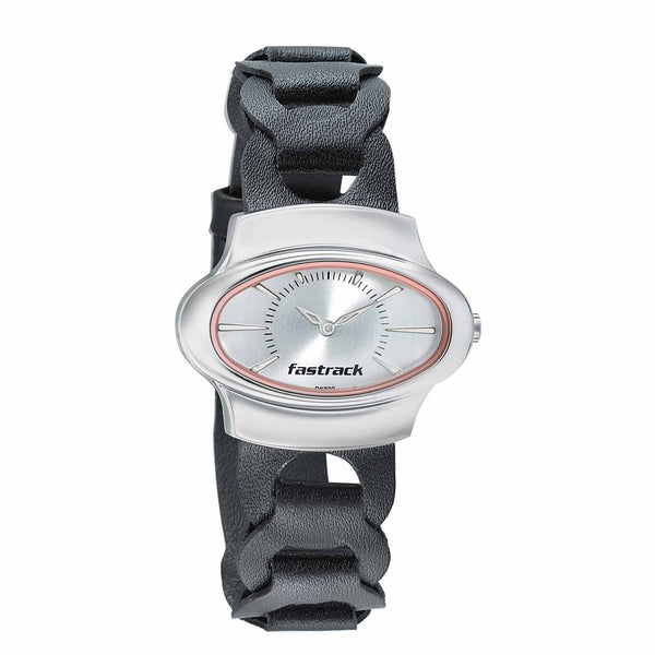 Fastrack Silver Dial Analog Watch for Girls