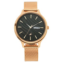 Fastrack  Ruffles - Black Dial Analog Watch with Day & Date Function