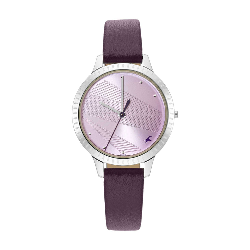 Fastrack Purple Dial Analog Watch for Girls