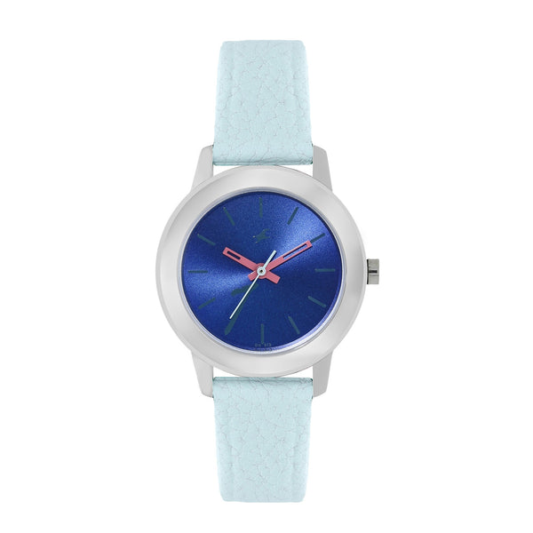 Fastrack Tropical Waters Blue Dial Analog Watch for Women
