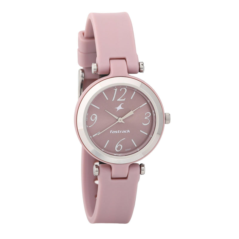 Fastrack Trendies Pink Dial Analog Watch for Girls