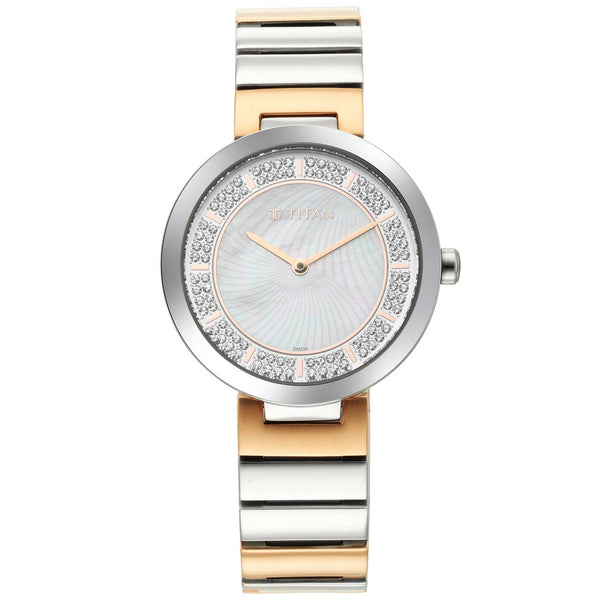 Titan Mother Of Pearl Dial Analog Watch for Women
