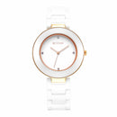 Titan Quartz Analog Watch with White Colour Strap for Women