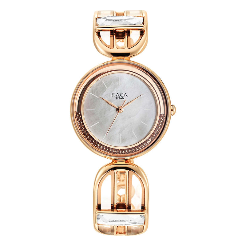 Titan Mother Of Pearl Dial Analog Watch for Women