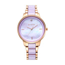 Titan Quartz Analog Watch with Pink Colour Strap for Women