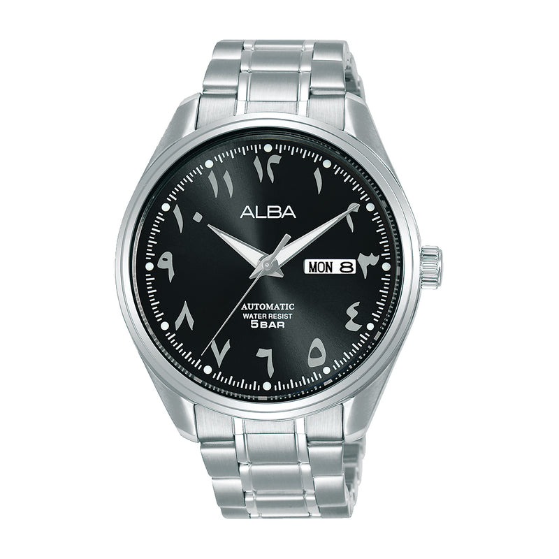 Alba Mechanical Arabic Black Dial Men's Watch - AL4179X1