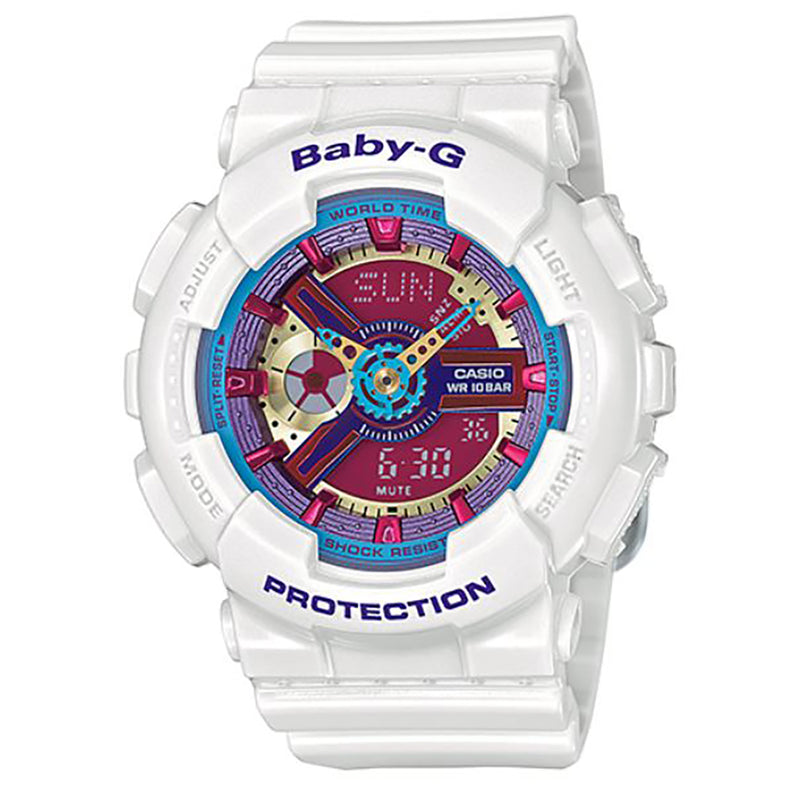 Casio Baby-G Ladies Analog-Digital Watch BA-112-7ADR