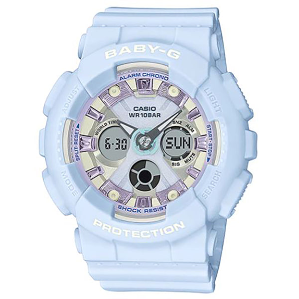 Casio Baby-G Ladies Analog-Digital Watch BA-130WP-2ADR