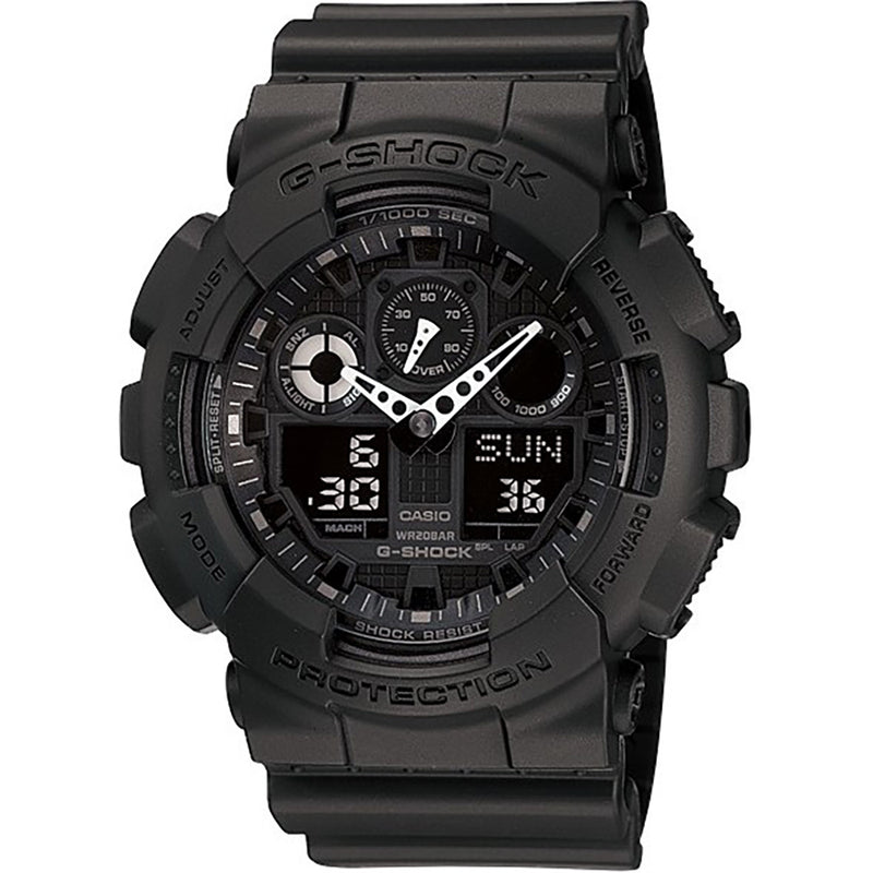 Casio  G-Shock Men's Analog- Digital Quartz Watch - GA-100-1A1DR