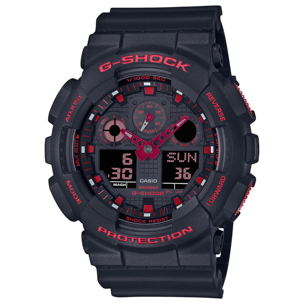 Casio  G-Shock  Men's Analog Digital  Quartz Watch - GA-100BNR-1ADR