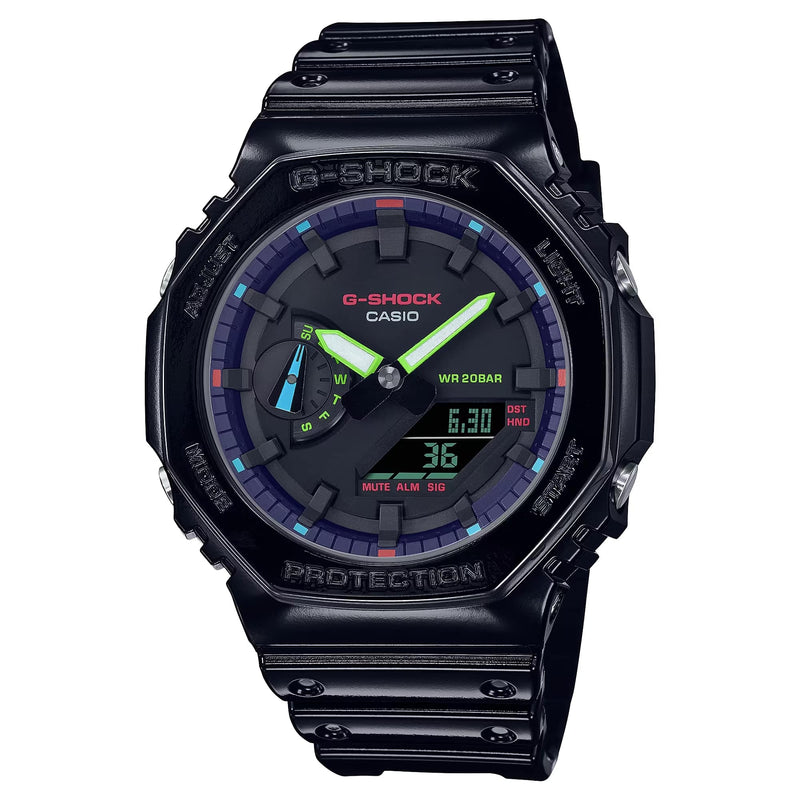 Casio  G-Shock  Men's Analog Digital  Quartz Watch - GA-2100RGB-1ADR
