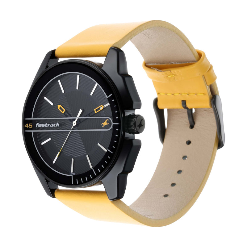 Fastrack Wear Your Look - Black Dial Analog Watch for Guys 3089NL01
