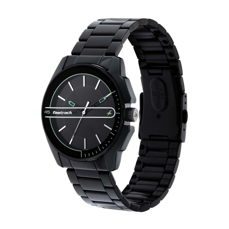 Fastrack Wear Your Look - Black Dial Analog Watch for Guys 3089NM03