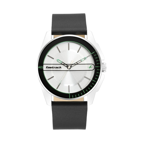 Fastrack Wear Your Look - Silver Dial Analog Watch for Guys 3089SL15