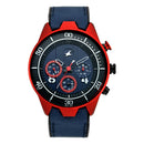 Fastrack All Nighters Blue Dial Multifunction Watch for Guys 3195AP02