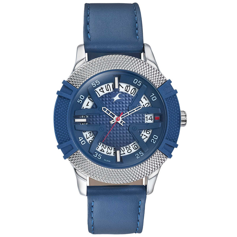 Fastrack Blue Dial Analog Watch for Guys 3223KL01