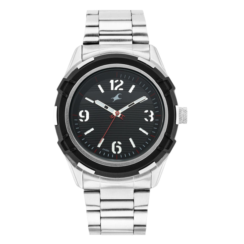 Fastrack FastFit - Black Dial Analog Watch for Guys 3225KM02