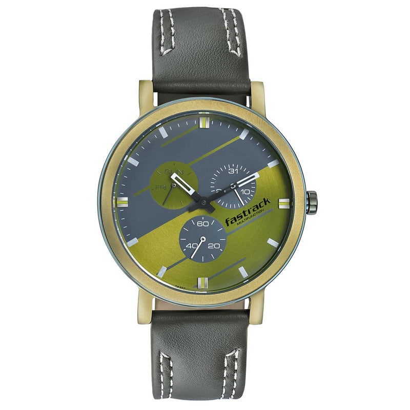 Fastrack Green Dial Analog Watch for Guys 3238QL01