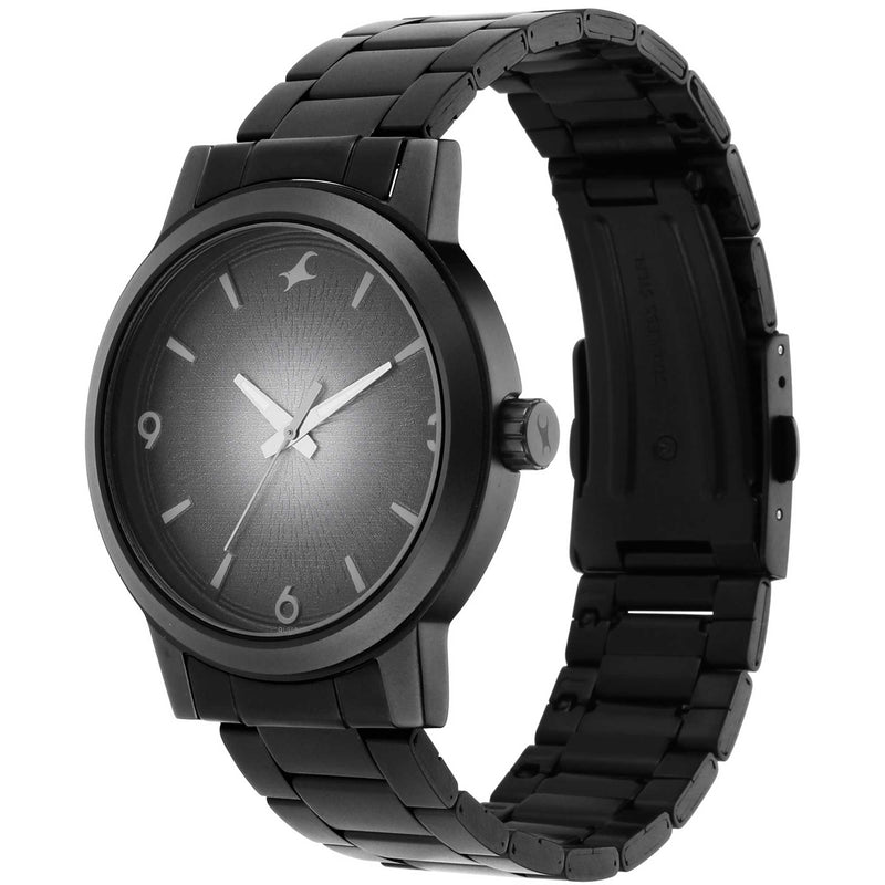 Fastrack Stunners Black Dial Analog Watch for Guys 3245NM02