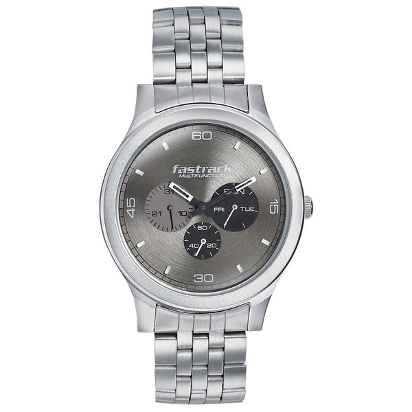 Fastrack Grey Dial Analog Watch for Guys 3252SM01