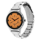 Fastrack Orange Dial Analog Watch for Girls 6138SM02