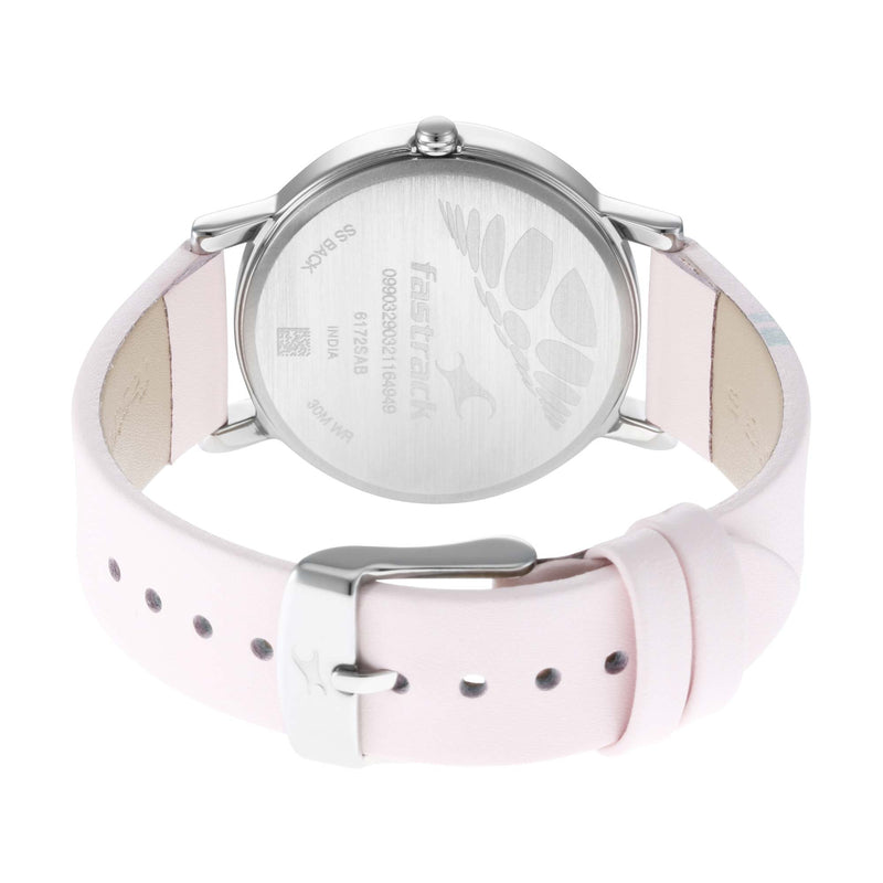 Fastrack Wear Your Look - Pink Dial Analog Watch with Day & Date Display for Girls 6172SL03