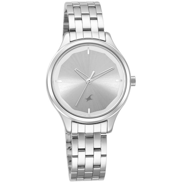 Fastrack Stunners - Silver Dial Analog Watch for Girls 6248SM01