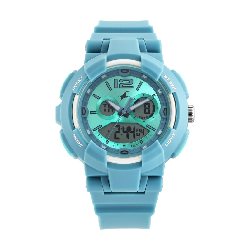 Fastrack Street Line Ana Digi Watch for Girls 68016PP04