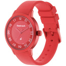 Fastrack Red Dial Analog Watch with Red Silicon Strap 68025AP02