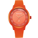 Fastrack Orange Dial Analog Watch with Orange Silicon Strap 68025AP03