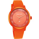 Fastrack Orange Dial Analog Watch with Orange Silicon Strap 68025AP03