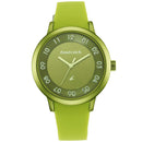 Fastrack Green Dial Analog Watch with Green Silicon Strap 68025AP04
