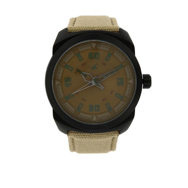 Fastrack Beige Dial Analog Watch for Guys 9463AL06