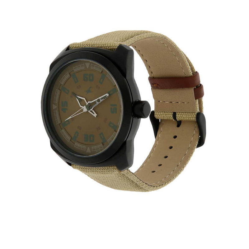 Fastrack Beige Dial Analog Watch for Guys 9463AL06