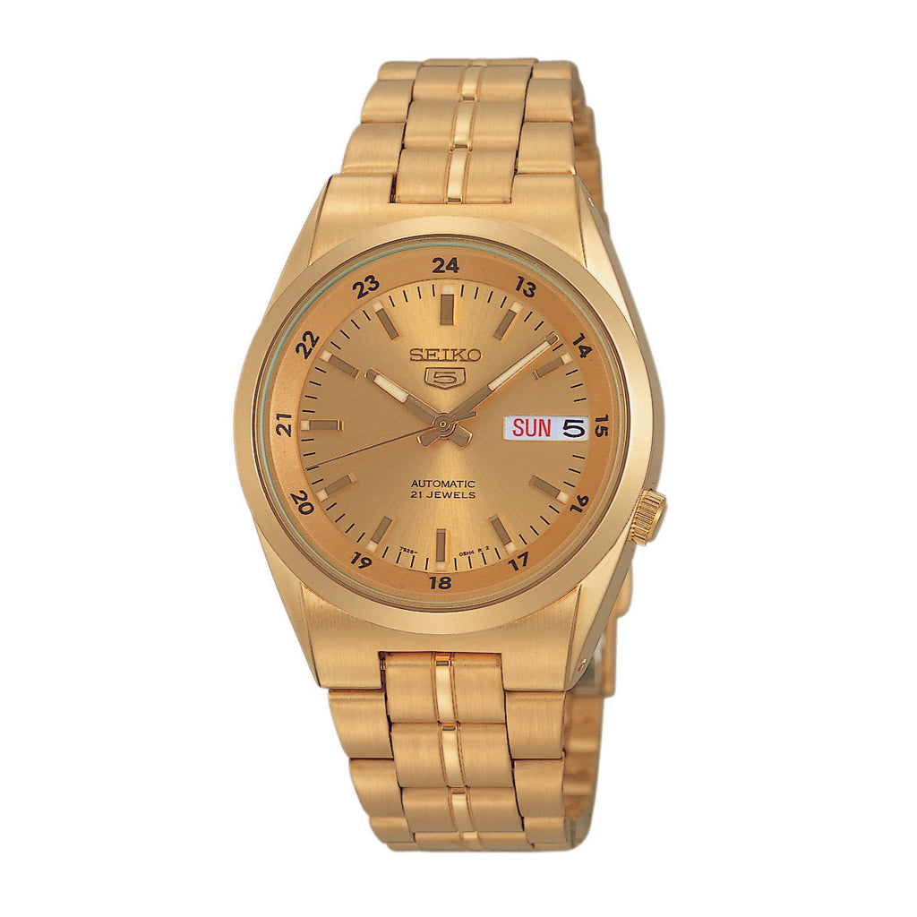 Seiko 5 Classic Automatic Gold Tone Analog Watch, SNKK20K1 in Saudi -  Shopkees KSA