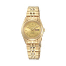 Seiko 5 Automatic Gold Dial Ladies Watch - SYMA38J1