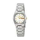 Seiko 5 Automatic White Dial Ladies Watch - SYMH17J1