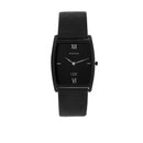 TITAN BLACK DIAL LEATHER STRAP WATCH 1044NL01