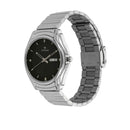 TITAN BLACK DIAL STAINLESS STEEL STRAP WATCH 1578SM04