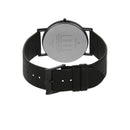 TITAN BLACK DIAL LEATHER STRAP WATCH 1595NL01