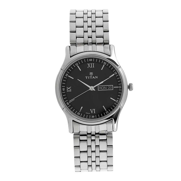 Titan karishma shop analog black dial