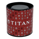 TITAN BLACK DIAL METAL STRAP WATCH 1636SM01