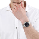 TITAN BLUE DIAL METAL STRAP WATCH 1698SM02