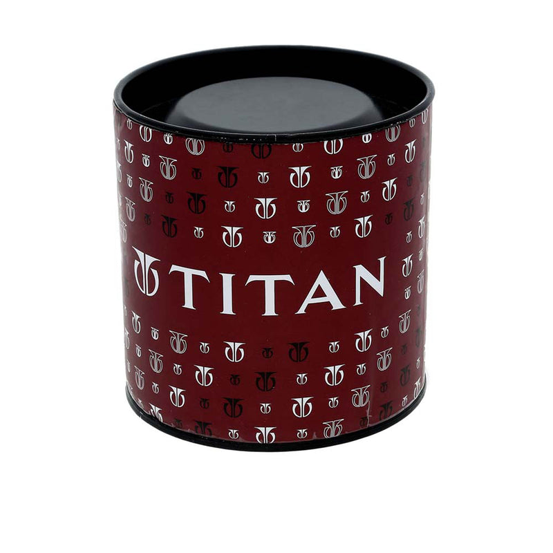 TITAN CHAMPAGNE DIAL STAINLESS STEEL STRAP WATCH 1712YM03
