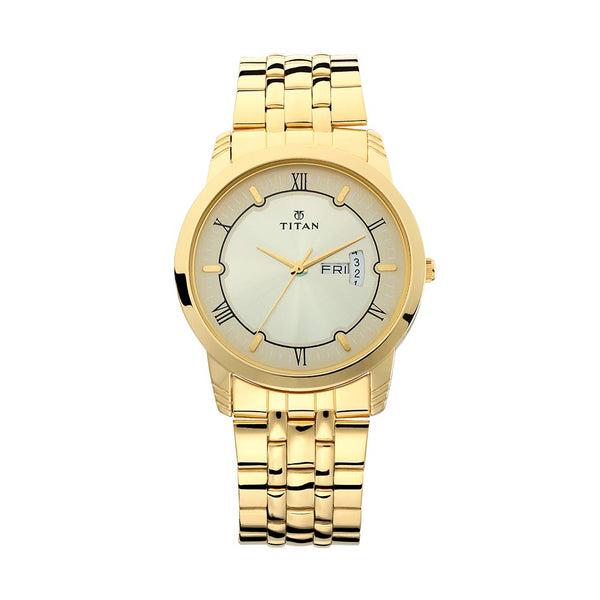 TITAN KARISHMA CHAMPAGNE DIAL ANALOG WATCH FOR MEN