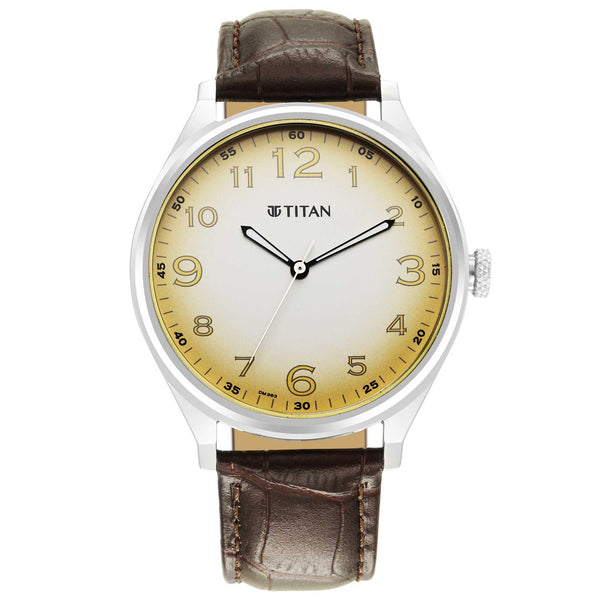 TITAN TRENDSETTERS WITH BEIGE DIAL 1802SL14