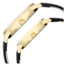 TITAN BANDHAN ANTHRACITE DIAL BLACK LEATHER STRAP WATCH 18062617YL01