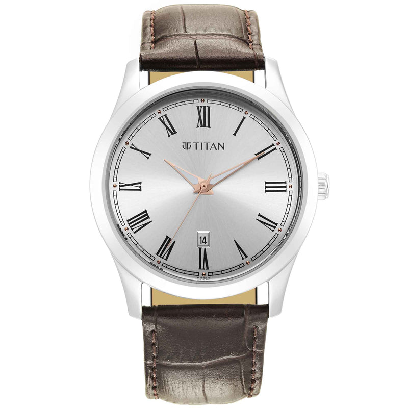 TITAN TRENDSETTERS WITH SILVER WHITE DIAL 1823SL02