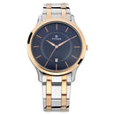 TITAN BLUE DIAL STAINLESS STEEL STRAP WATCH 1825KM01